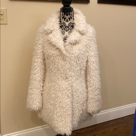 Guess Jackets & Blazers - SUPER SOFT AND COZY FAUX FUR COAT BY GUESS